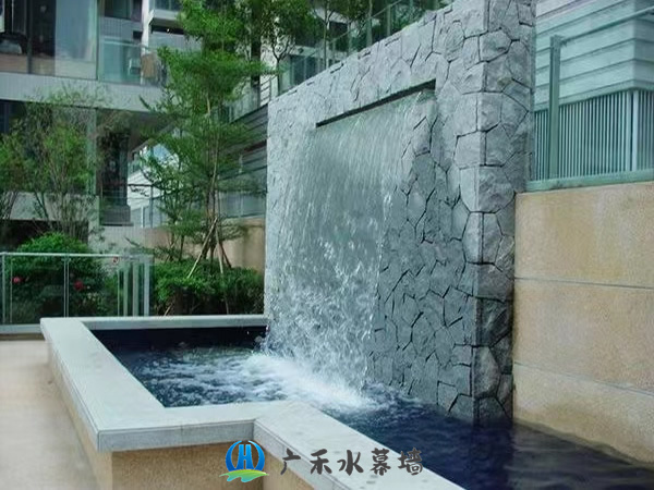 北京石材流水景观墙定制BJSMQ-1