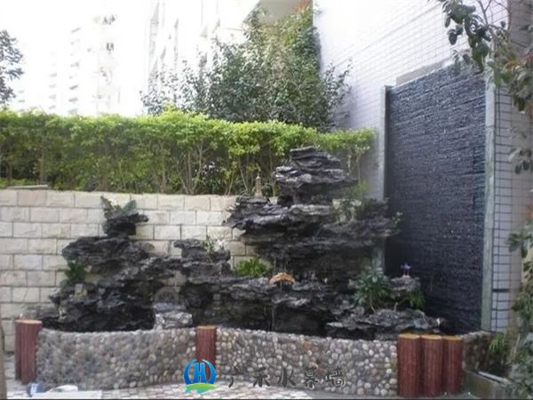 北京石材玻璃数控流水景观幕墙施工案例3